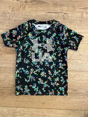Under Armour Digital Print Heatgear Shirt Multi Color size 4